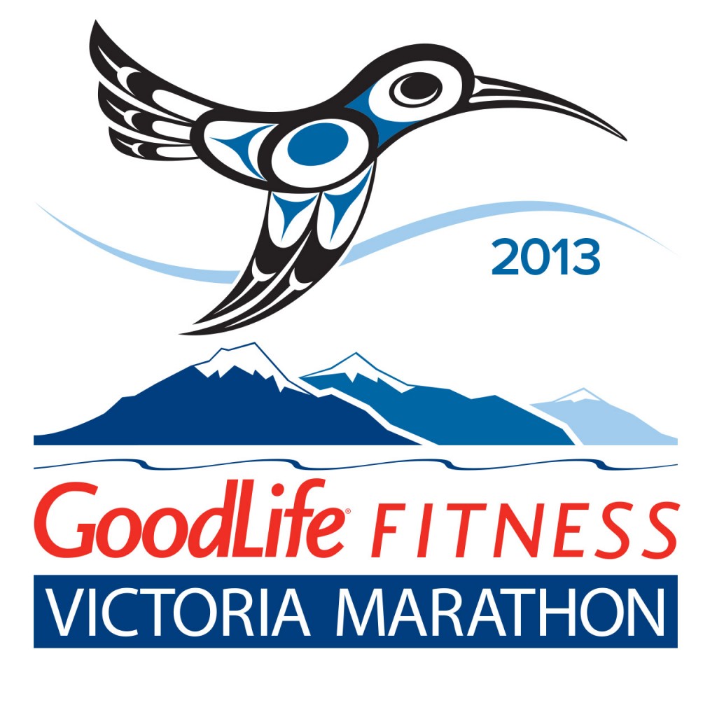 2013 GoodLife Fitness Victoria Marathon art