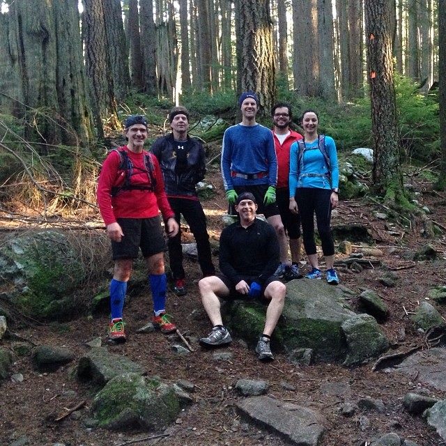 The group along one of the Seymour Compound Trails